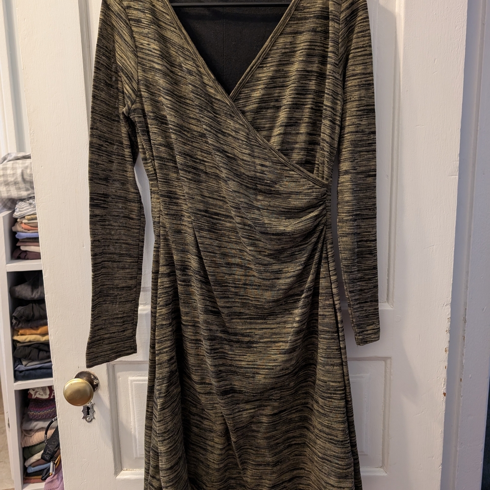 Prana Olive Long Sleeve Dress